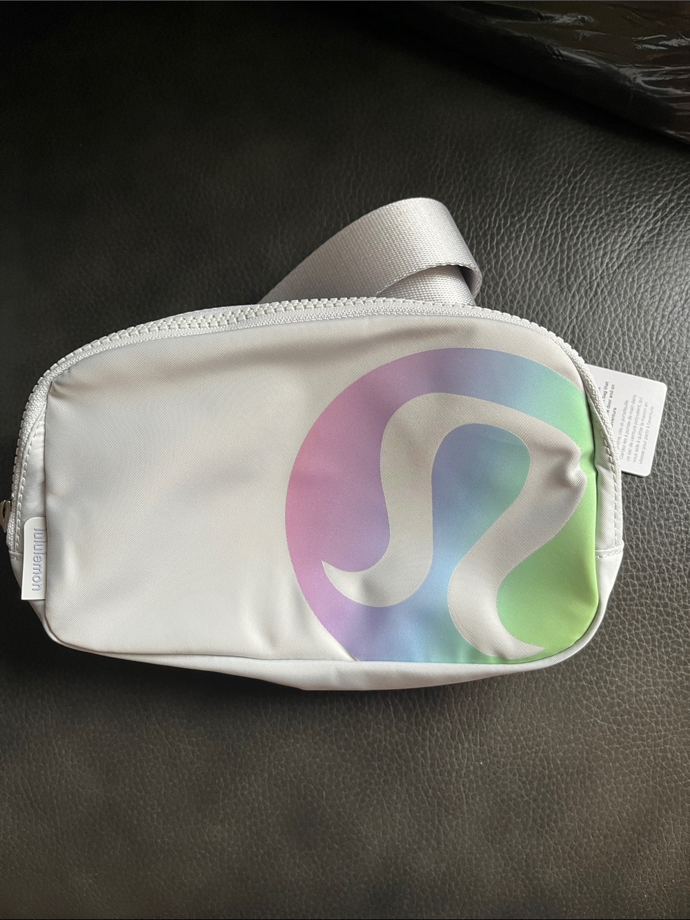 lululemon athletica Everywhere Belt Bag Rainbow Logo Vapor/Persian Violet
